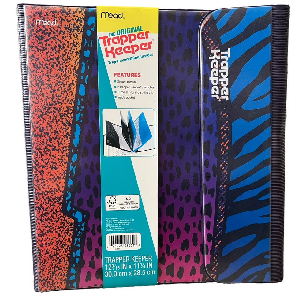 New Mead Trapper Keeper with Folders